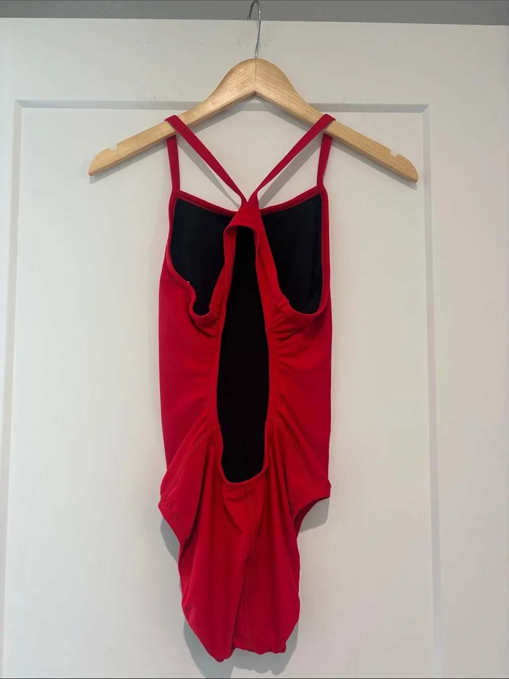 Nike Vintage Women’s Red Strapped One-Piece Swimsuit